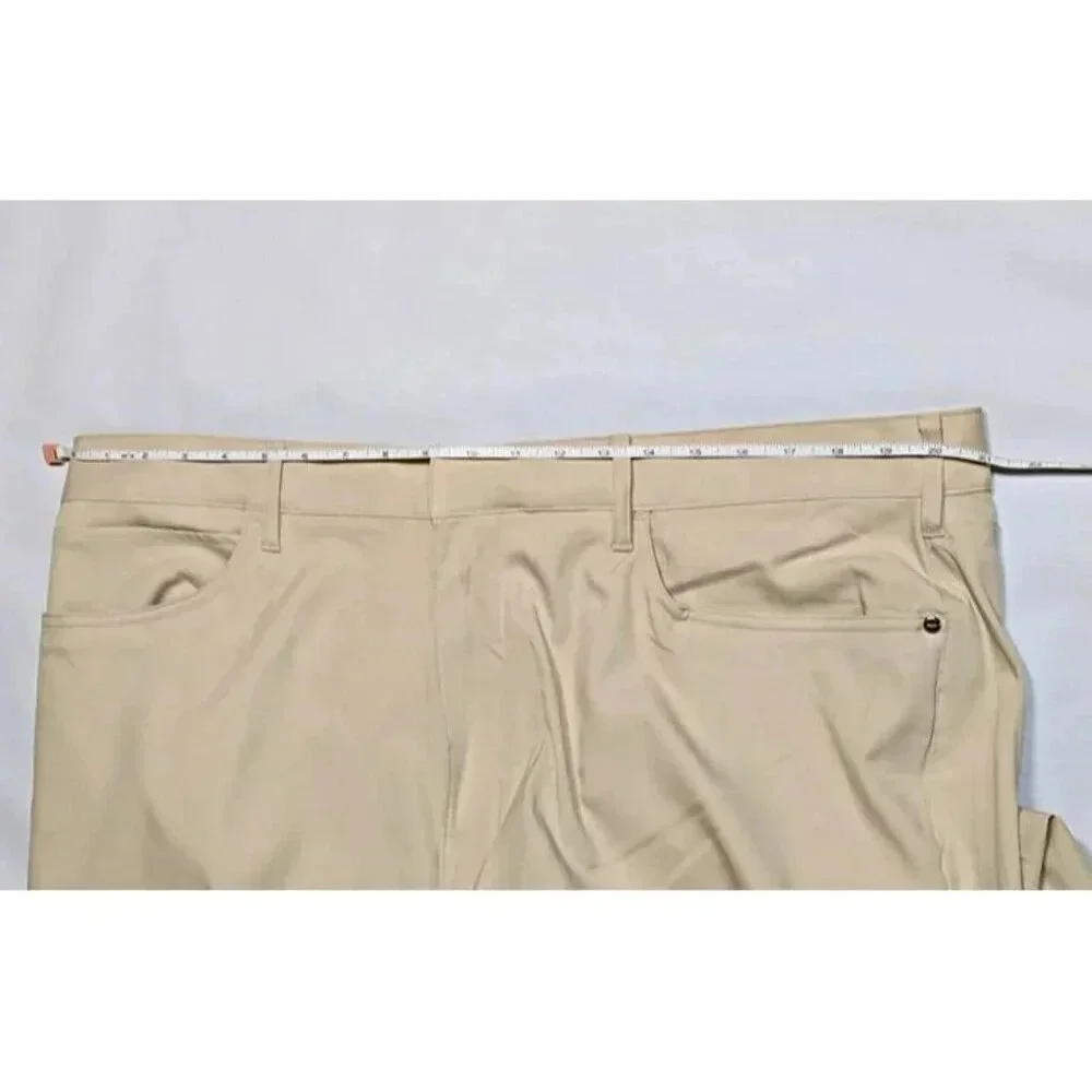 RLX Ralph Lauren Men's Active Fit Performance Twill Pants Basic Sand Size 40x32